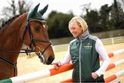 19 April 2016; Team Ireland squad member Aoife Clark ahead of the 2016 Olympics Games in Rio. National Horse Sport Arena, Abbotstown, Co. Dublin. Picture credit: Ramsey Cardy / SPORTSFILE