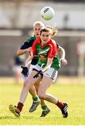 23 April 2016; Grace Kelly, Mayo, in action against Bernie Breen, Kerry. Lidl Ladies Football National League, Division 1, semi-final, Mayo v Kerry. St Brendan's Park, Birr, Co. Offaly. Picture credit: Ramsey Cardy / SPORTSFILE