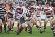 11 March 2009; Tadhg Power, Sligo Grammar School, in action against Eoin McKeon, Colaiste Iognaid. Connacht Schools Senior Cup Final, Colaiste Iognaid v Sligo Grammar School, Sportsground, Galway. Picture credit: Ray Ryan / SPORTSFILE