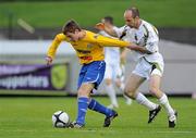 4 May 2010; Ian Tuohy, Bray Wanderers, in action against Alan Kirby, Sporting Fingal. Airtricity League Premier Division, Sporting Fingal v Bray Wanderers, Morton Stadium, Santry. Picture credit: Brian Lawless / SPORTSFILE