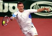 7 May 2010; Conor Niland, Ireland, in action against Denis Gremelmayr, Germany. 2010 Israel Open Semi-Final, Conor Niland v Denis Gremelmayr, Israel Tennis Centre, Ramat HaSharonm Tel Aviv, Israel. Picture credit: Nir Keidar / SPORTSFILE