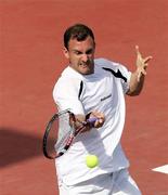 8 May 2010; Conor Niland, Ireland, on his way to defeating Thiago Alves, Brazil, to win the 2010 Israel Open Final. 2010 Israel Open Final, Conor Niland v Thiago Alves, Israel Tennis Centre, Ramat HaSharonm Tel Aviv, Israel. Picture credit: Nir Keidar / SPORTSFILE