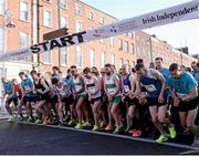 24 April 2016; A general view of the start of the Dublin Remembers 1916 5K run. Mountjoy Square, Dublin. Picture credit: Sam Barnes / SPORTSFILE