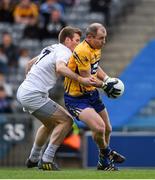 23 April 2016; Pat Burke, Clare, in action against Ciaran Fitzpatrick, Kildare. Allianz Football League, Division 3, Final, Clare v Kildare. Croke Park, Dublin. Picture credit: Ray McManus / SPORTSFILE