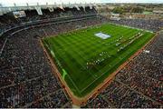 24 April 2016; A view of the Laochra entertainment performance after the Allianz Football League Final. Allianz Football League Finals, Croke Park, Dublin.  Picture credit: Ramsey Cardy / SPORTSFILE