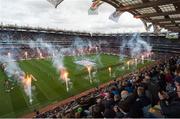 24 April 2016; A view of the Laochra entertainment performance after the Allianz Football League Final. Allianz Football League Finals, Croke Park, Dublin.  Picture credit: Piaras Ó Mídheach / SPORTSFILE