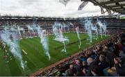 24 April 2016; A view of the Laochra entertainment performance after the Allianz Football League Final. Allianz Football League Finals, Croke Park, Dublin.  Picture credit: Piaras Ó Mídheach / SPORTSFILE