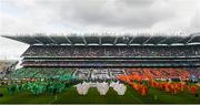 24 April 2016; A view of the Laochra entertainment performance after the Allianz Football League Final. Allianz Football League Finals, Croke Park, Dublin.  Picture credit: Ramsey Cardy / SPORTSFILE