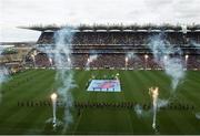 24 April 2016; A view of the Laochra entertainment performance after the Allianz Football League Final. Allianz Football League Finals, Croke Park, Dublin. Picture credit: Dáire Brennan / SPORTSFILE