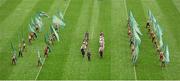 24 April 2016; A view of the Laochra entertainment performance after the Allianz Football League Final. Allianz Football League Finals, Croke Park, Dublin. Picture credit: Dáire Brennan / SPORTSFILE