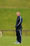 11 May 2010; Munster's Keith Earls watches his team-mates during rugby squad training ahead of their Celtic League Semi-Final game against Leinster on Saturday. University of Limerick, Limerick. Picture credit: Pat Murphy / SPORTSFILE