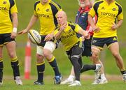 11 May 2010; Munster's Peter Stringer in action during rugby squad training ahead of their Celtic League Semi-Final game against Leinster on Saturday. University of Limerick, Limerick. Picture credit: Pat Murphy / SPORTSFILE