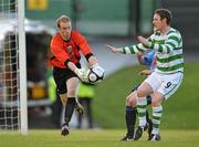 14 May 2010; Billy Brennan, UCD, in action against Gary Twigg, Shamrock Rovers. Airtricity League, Premier Division, UCD v Shamrock Rovers, UCD Bowl, Belfield, Dublin. Picture credit: David Maher / SPORTSFILE