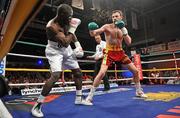 15 May 2010; Andy Lee, right, in action against Mamadou Thiam during their middleweight bout. Yanjing Fight Night, University of Limerick, Limerick. Picture credit: Diarmuid Greene / SPORTSFILE