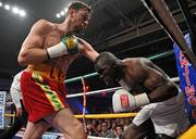 15 May 2010; Andy Lee, left, in action against Mamadou Thiam during their middleweight bout. Yanjing Fight Night, University of Limerick, Limerick. Picture credit: Diarmuid Greene / SPORTSFILE