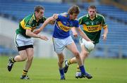16 May 2010; Stephen Hahessy, Tipperary, in action against Aidan Cahill, left, and Gary O'Driscoll, Kerry. Munster GAA Football Junior Championship Quarter-Final, Kerry v Tipperary, Semple Stadium, Thurles, Co. Tipperary. Picture credit: Brendan Moran / SPORTSFILE