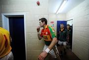 16 May 2010; Carlow's Thomas Walsh makes his way from the dressing room to face his old team Wicklow for the first time. Leinster GAA Football Senior Championship Preliminary Round, Wicklow v Carlow, O'Moore Park, Portlaoise, Co. Laoise. Picture credit: Matt Browne / SPORTSFILE