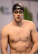 28 April 2016; Jordan Sloan, Bangor SC, ahead of the Mens 200m Freestyle A-Final. Irish Open Long Course Swimming Championships, National Aquatic Centre, National Sports Campus, Abbotstown, Dublin. Picture credit: Sam Barnes / SPORTSFILE