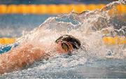 28 April 2016; Jordan Sloan, Bangor SC, competing in the Mens 200m Freestyle A-Final. Irish Open Long Course Swimming Championships, National Aquatic Centre, National Sports Campus, Abbotstown, Dublin. Picture credit: Sam Barnes / SPORTSFILE