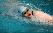 29 April 2016; Niamh Kilgallen, Claremorris SC, competing in the Women's 100m Freestyle Heat 7. Irish Open Long Course Swimming Championships, National Aquatic Centre, National Sports Campus, Abbotstown, Dublin. Picture credit: Sam Barnes / SPORTSFILE