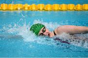 29 April 2016; Danielle Hill, Larne SC, competing in the Women's 100m Freestyle Heat 8. Irish Open Long Course Swimming Championships, National Aquatic Centre, National Sports Campus, Abbotstown, Dublin. Picture credit: Sam Barnes / SPORTSFILE