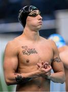 29 April 2016; Jamie Graham, Bangor SC, ahead of the Men's 100m Breaststroke Heat 3. Irish Open Long Course Swimming Championships, National Aquatic Centre, National Sports Campus, Abbotstown, Dublin. Picture credit: Sam Barnes / SPORTSFILE