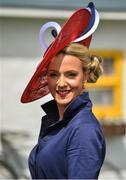 29 April 2016; Racegoer Aoibheann McMonagle, from Falcarragh, Co. Donegal, ahead of the races. Punchestown, Co. Kildare. Picture credit: Cody Glenn / SPORTSFILE