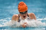 29 April 2016; Niamh Coyne, Tallaght SC, competing in the Women's 100m Breaststroke Semi-Final. Irish Open Long Course Swimming Championships, National Aquatic Centre, National Sports Campus, Abbotstown, Dublin. Picture credit: Sam Barnes / SPORTSFILE