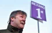 29 April 2016; A tearful Trainer Enda Bolger in the winner's enclosure after sending out On The Fringe to win the Racing Post Champion Hunters Steeplechase. Punchestown, Co. Kildare. Picture credit: Cody Glenn / SPORTSFILE