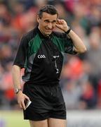 16 May 2010; Referee Maurice Deegan. Ulster GAA Football Senior Championship - Preliminary Round, Derry v Armagh, Celtic Park, Derry. Photo by Sportsfile
