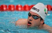 30 April 2016; Andrew Meegan, Aer Lingus, after competing in the Men's 400m freestyle preliminary event. Irish Open Long Course Swimming Championships, National Aquatic Centre, National Sports Campus, Abbotstown, Dublin. Picture credit: Cody Glenn / SPORTSFILE