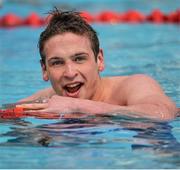 30 April 2016; Brendan Gibbons, Athlone, after competing in the Men's 400m freestyle preliminary event. Irish Open Long Course Swimming Championships, National Aquatic Centre, National Sports Campus, Abbotstown, Dublin. Picture credit: Cody Glenn / SPORTSFILE