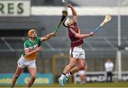 1 May 2016; Gary Greville, Westmeath, in action against Colin Egan, Offaly. Leinster GAA Hurling Championship Qualifier, Round 1, Westmeath v Offaly, TEG Cusack Park, Mullingar, Co. Westmeath. Photo by Sportsfile