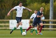 4 May 2016; Lee Delaney, Republic of Ireland, in action against Julien Dupuis, France. Defence Forces European Championships Qualifier, Republic of Ireland v France. Mervue Park, Galway. Picture credit: Diarmuid Greene / SPORTSFILE