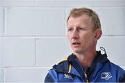 6 May 2016; Leinster head coach Leo Cullen during a press conference. Leinster Rugby Press Conference. RDS Arena, Ballsbridge, Dublin. Picture credit: Matt Browne / SPORTSFILE