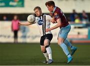 6 May 2016; Daryl Horgan, Dundalk, in action against Stephen Walsh, Galway United. SSE Airtricity League, Premier Division, Dundalk v Galway United. Oriel Park, Dundalk, Co. Louth. Photo by Sportsfile