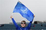 7 May 2016; Leinster supporter Donncha O'Callaghan, age 10, from Wexford Town, ahead of the game. Guinness PRO12, Round 22, Leinster v Benetton Treviso. RDS Arena, Ballsbridge, Dublin. Picture credit: Stephen McCarthy / SPORTSFILE