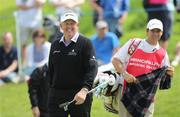 2 June 2010; A relaxed Colin Montgomerie is all smiles whilst playing the Pro-Am at the Celtic Manor Wales Open 2010. The Twenty Ten Course, The Celtic Manor Resort, Newport, Wales. Picture credit: Steve Pope / SPORTSFILE