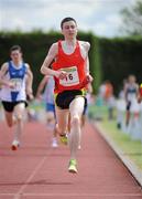 5 June 2010; Mark English, St Eunan's, Letterkenny, Co. Donegal, on his way to winning the Senior Boys 800m during the Woodie’s DIY Irish Schools’ Track and Field Championship. Tullamore Harriers Stadium, Tullamore, Co. Offaly. Picture credit: Brendan Moran / SPORTSFILE