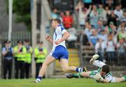 6 June 2010; Gary Hurney, Waterford, celebrates after scoring his side's first goal. Munster GAA Football Senior Championship Semi-Final, Waterford v Limerick, Fraher Field, Dungarvan, Co. Waterford. Picture credit: Brian Lawless / SPORTSFILE