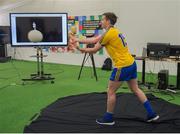 10 May 2016; Today in Croke Park the Insight Centre for Data Analytics showcased the results of three years of research aimed at capturing and storing European traditional sports techniques for present and future players. Pictured at the launch is Cathal Cregg, Roscommon. Croke Park, Dublin. Picture credit: Ray McManus / SPORTSFILE