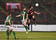 10 May 2016; Roberto Lopes, Bohemians, in action against Greg Bolger, Cork City. SSE Airtricity League, Premier Division, Bohemians v Cork City. Dalymount Park, Dublin. Picture credit: David Maher / SPORTSFILE