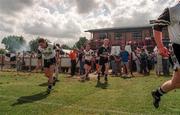 31 May 1998; The Sligo team run onto the pitch before the Connacht GAA Football Senior Championship Quarter-Final match between London and Sligo at Emerald GAA Grounds, Ruislip. Photo by Damien Eagers/Sportsfile