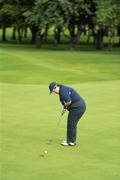 12 June 2010; Claire Savage, from Rathcoole, Dublin, Eastern Region, on the 18th green during the 18 hole Golf competition during the third day of the 2010 Special Olympics Ireland Games. Limerick Golf Club, Limerick. Picture credit: Stephen McCarthy / SPORTSFILE