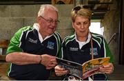 15 May 2016; Sean and Margaret McDonnell from Lisnaskea Co. Fermanagh studying the program before the Ulster GAA Football Senior Championship Preliminary Round, Fermanagh v Antrim in Brewster Park, Enniskillen. Photo by Philip Fitzpatrick/Sportsfile