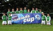 13 June 2010; Pictured at the 2010 Danone Nations Cup National Final are Abbeyleix AFC. Donagh Egan, Ciaran Breen, Jordan Walsh, Ciaran Carroll, Jake Cranny, Jamie Clover, Rhian Bergin, Cian Moffett, Karl Hanhauser. Front row left to right, Lee Cleere, Owen Moore, Killian Breen, Patrick O' Toole. AUL Complex, Clonshaugh, Co. Dublin. Picture credit: Barry Cregg / SPORTSFILE