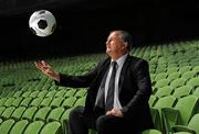 16 June 2010; Republic of Ireland manager Noel King pictured after a press conference to announce the Women’s U17 squad for UEFA Championship finals. Aviva Stadium, Lansdowne Road, Dublin. Picture credit: David Maher / SPORTSFILE