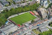 14 May 2010; An aerial view of Richmond Park, Inchicore. Dublin. Picture credit; Brendan Moran / SPORTSFILE
