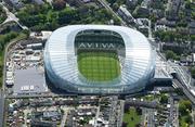 14 May 2010; An aerial view of the Aviva Stadium. Dublin. Picture credit; Brendan Moran / SPORTSFILE