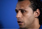 19 May 2016; Isa Nacewa of Leinster during a press conference in the Media Room at the RDS Arena, Ballsbridge, Dublin. Photo by Sam Barnes/Sportsfile